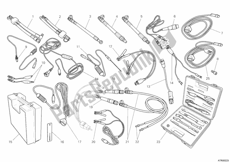 Tutte le parti per il Strumento Di Controllo Della Pressione del Ducati Monster 696 ABS USA 2012